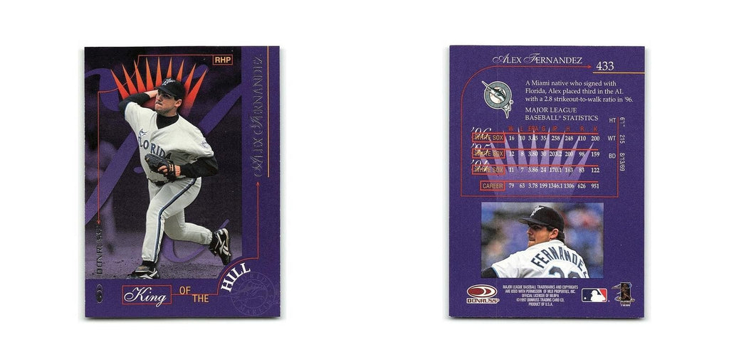 Alex Fernandez 1997 Donruss #433 Florida Marlins Baseball Card NM
