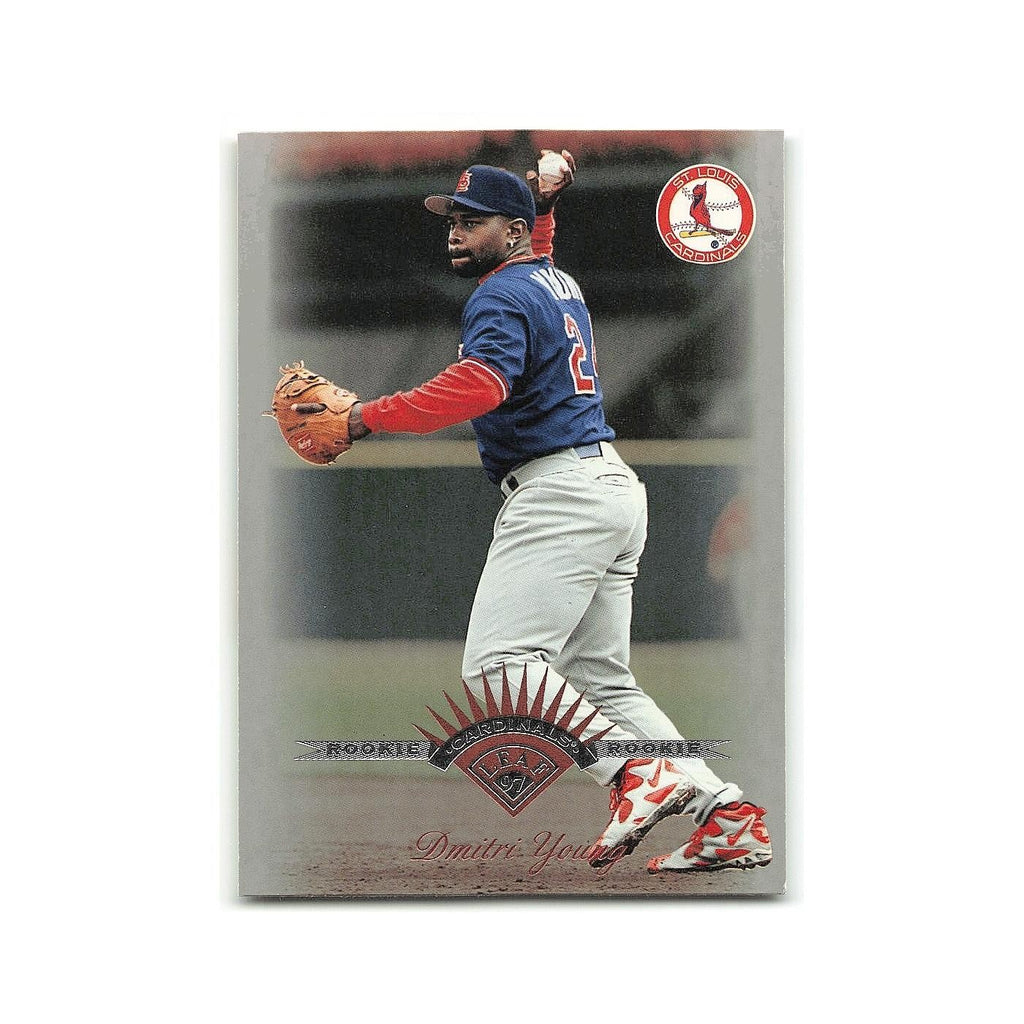 Dmitri Young Rookie 1997 Leaf #176 St. Louis Cardinals Baseball Card NM