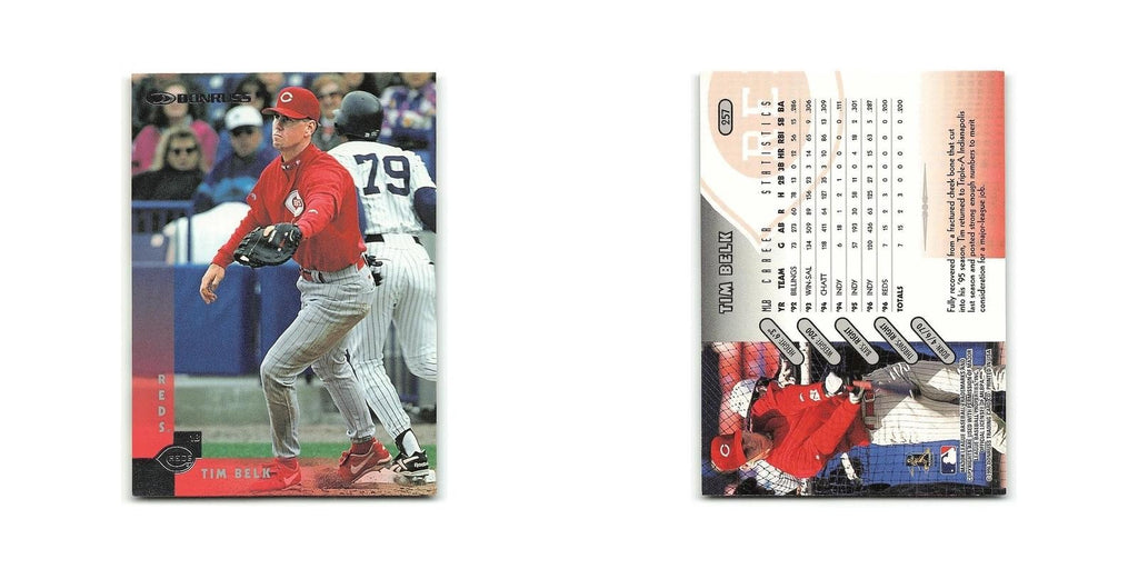 Tim Belk 1997 Donruss #257 Cincinnati Reds Baseball Card NM