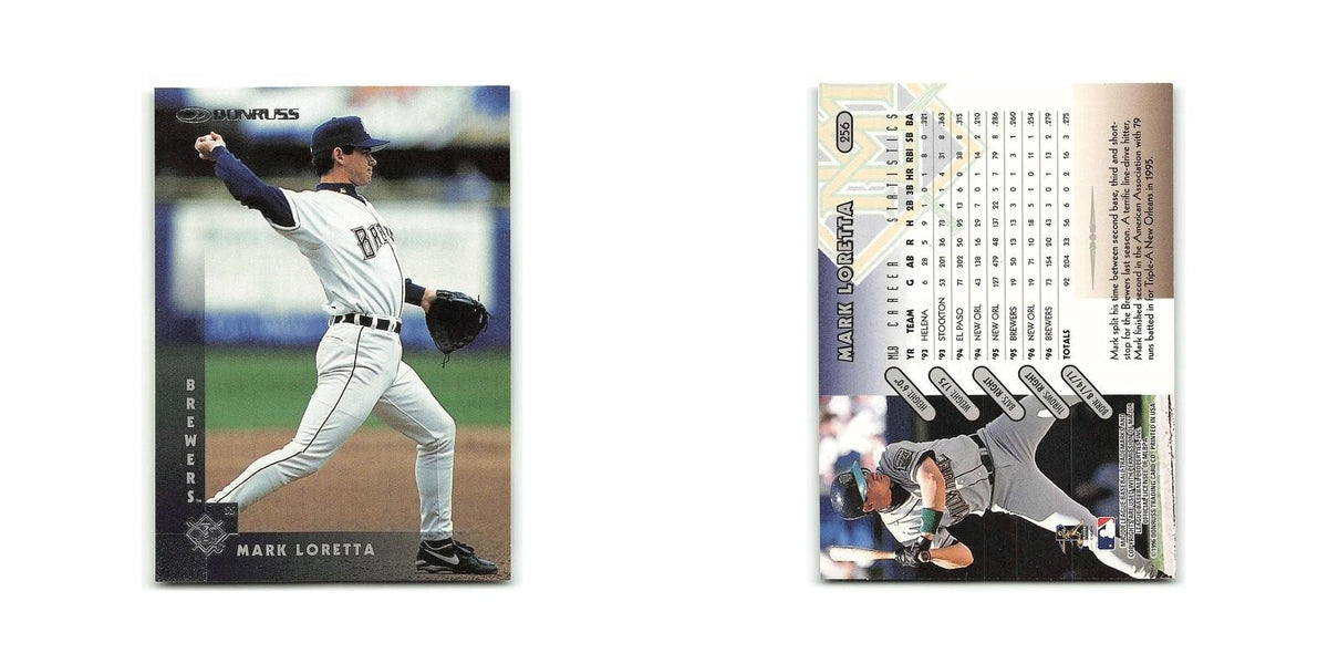 Mark Loretta 1997 Donruss #256 Milwaukee Brewers Baseball Card NM