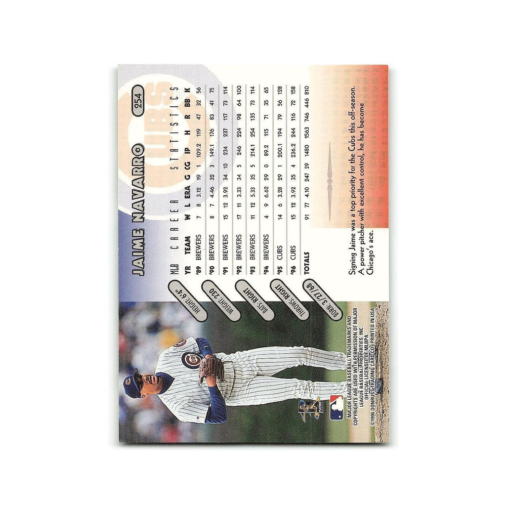 Jaime Navarro 1997 Donruss #254 Chicago Cubs Baseball Card NM