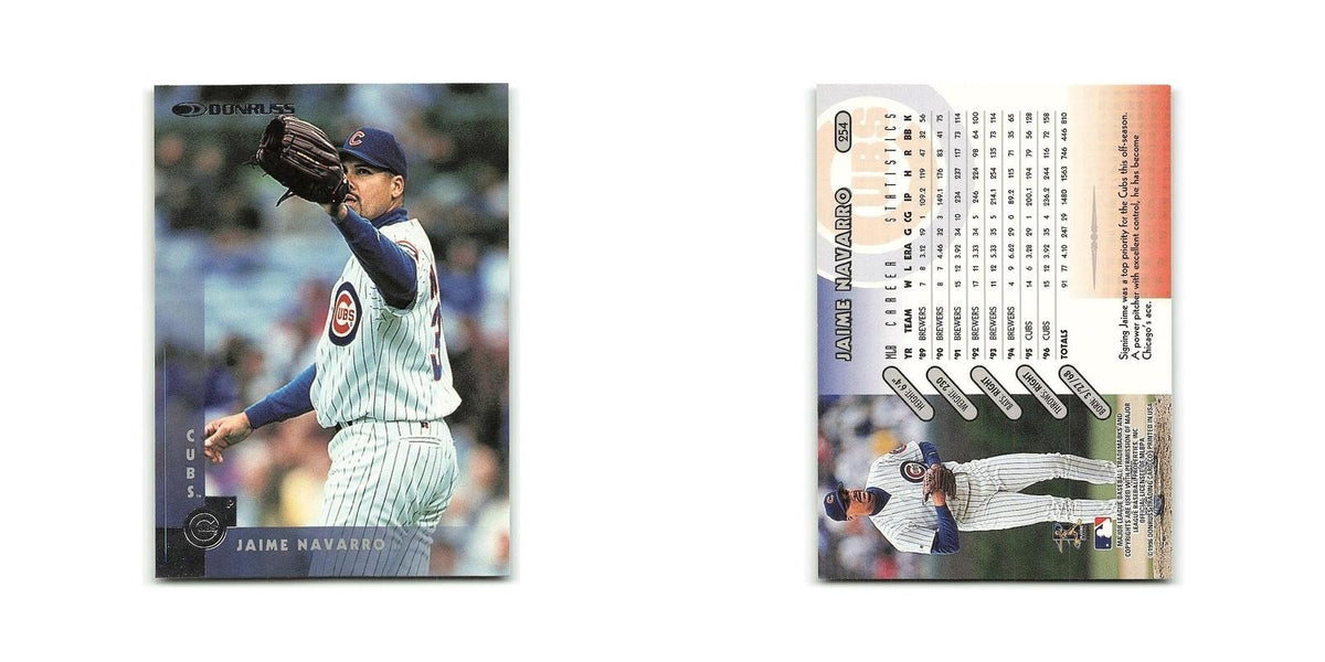 Jaime Navarro 1997 Donruss #254 Chicago Cubs Baseball Card NM