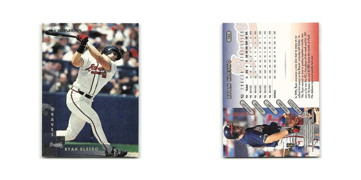 Ryan Klesko 1997 Donruss #144 Atlanta Braves Baseball Card NM