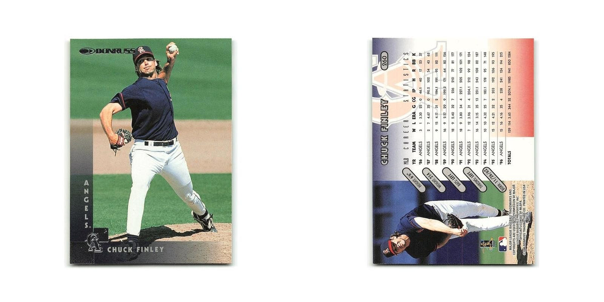 Chuck Finley 1997 Donruss #260 California Angels Baseball Card NM