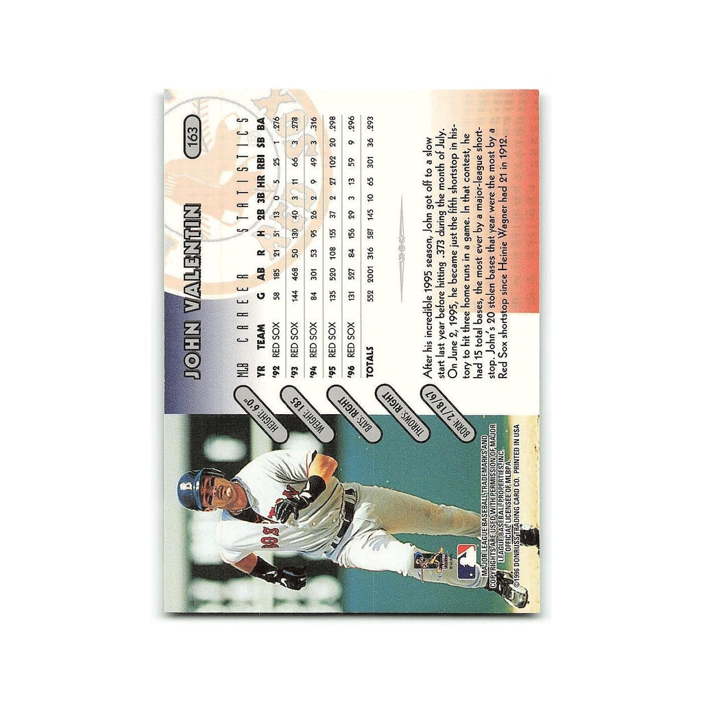 John Valentin 1997 Donruss #163 Boston Red Sox Baseball Card NM