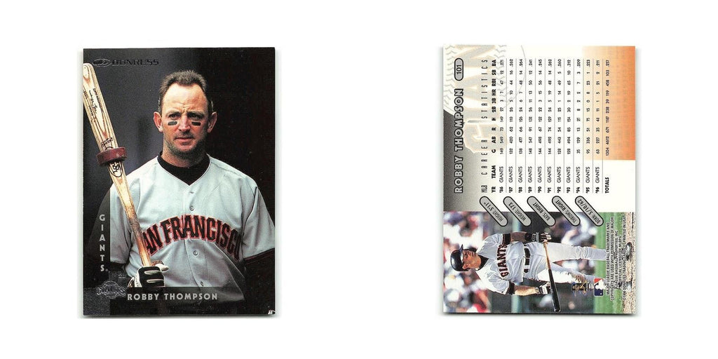 Robby Thompson 1997 Donruss #101 San Francisco Giants Baseball Card NM