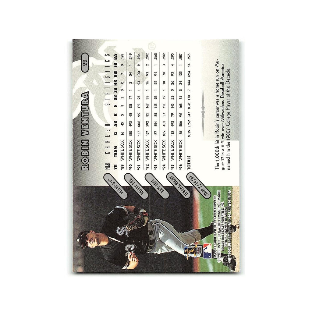 Robin Ventura 1997 Donruss #22 Chicago White Sox Baseball Card NM