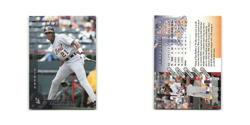 Brian Hunter 1997 Donruss #293 Detroit Tigers Baseball Card NM