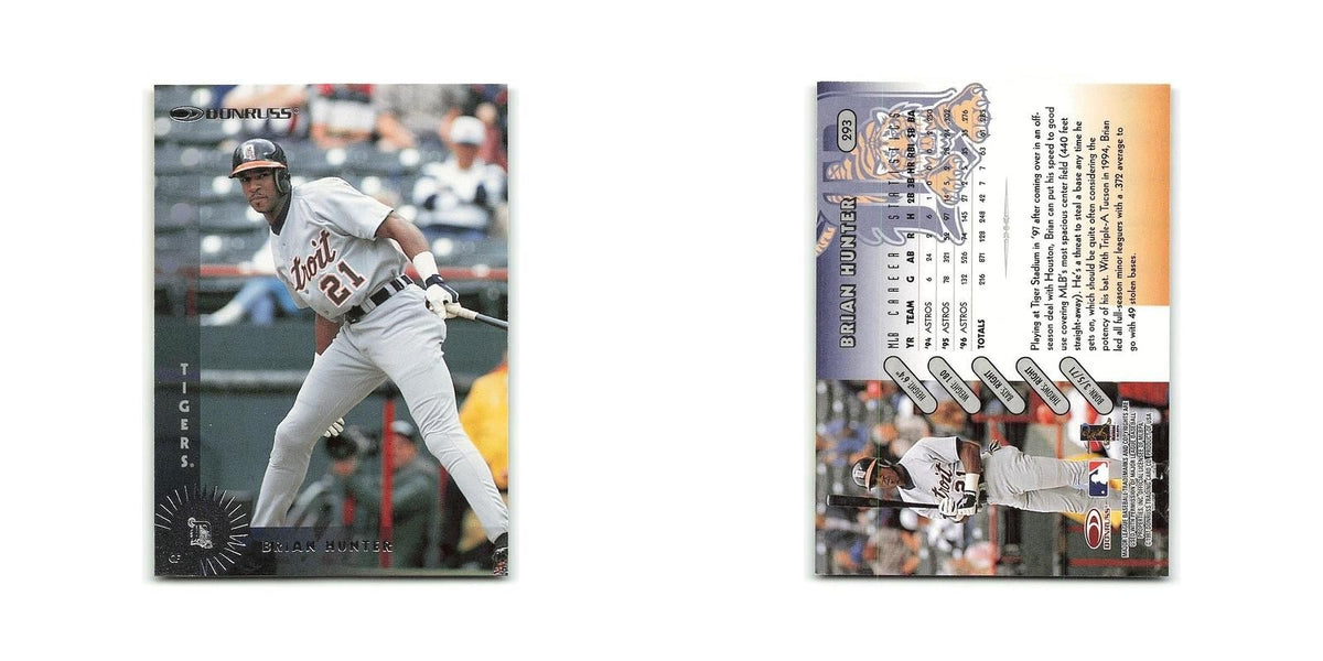 Brian Hunter 1997 Donruss #293 Detroit Tigers Baseball Card NM