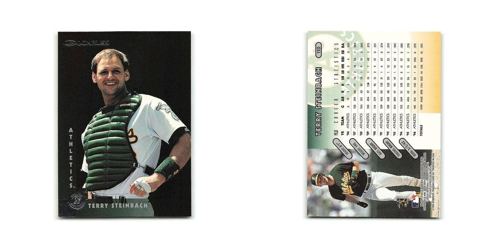 Terry Steinbach 1997 Donruss #110 Oakland Athletics Baseball Card NM