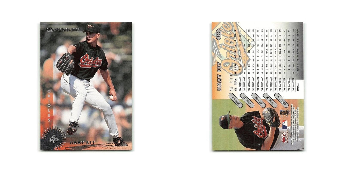 Jimmy Key 1997 Donruss #309 Baltimore Orioles Baseball Card NM