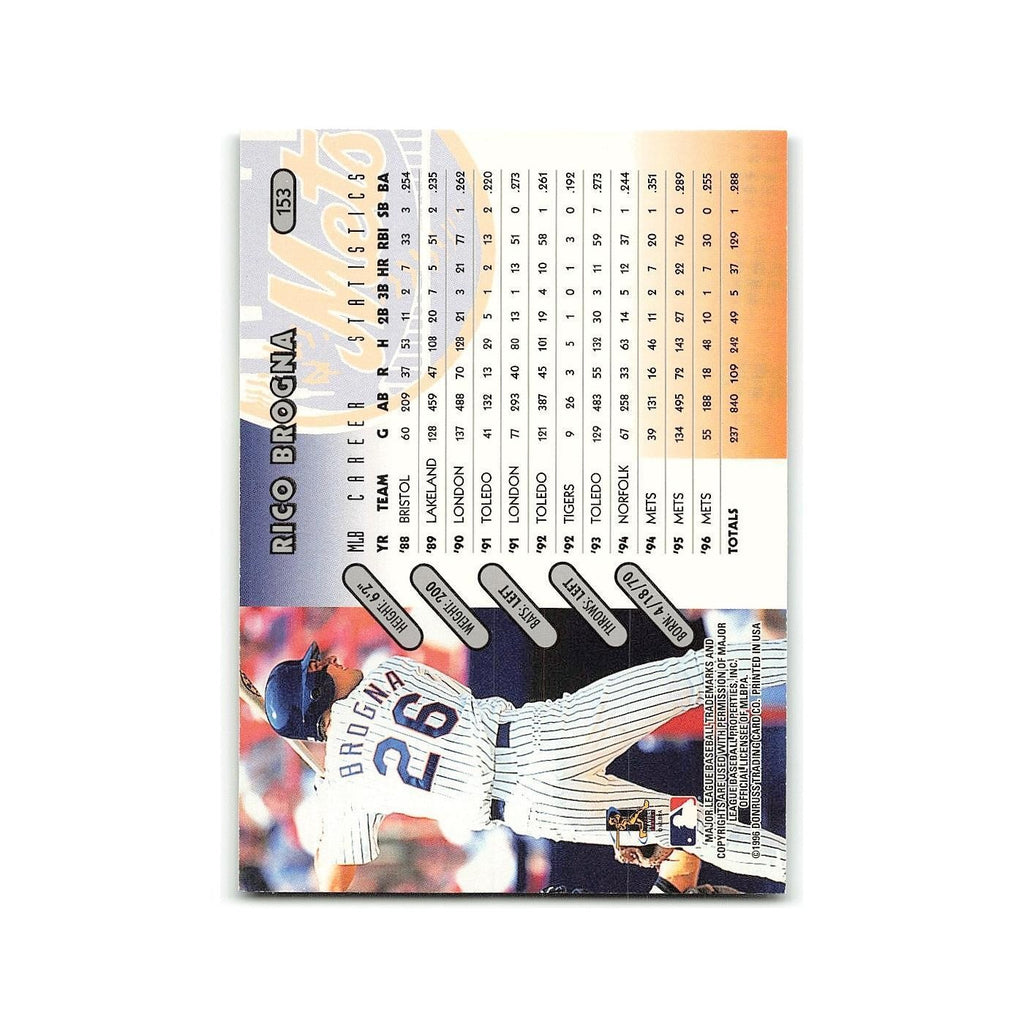 Rico Brogna 1997 Donruss #153 New York Mets Baseball Card NM