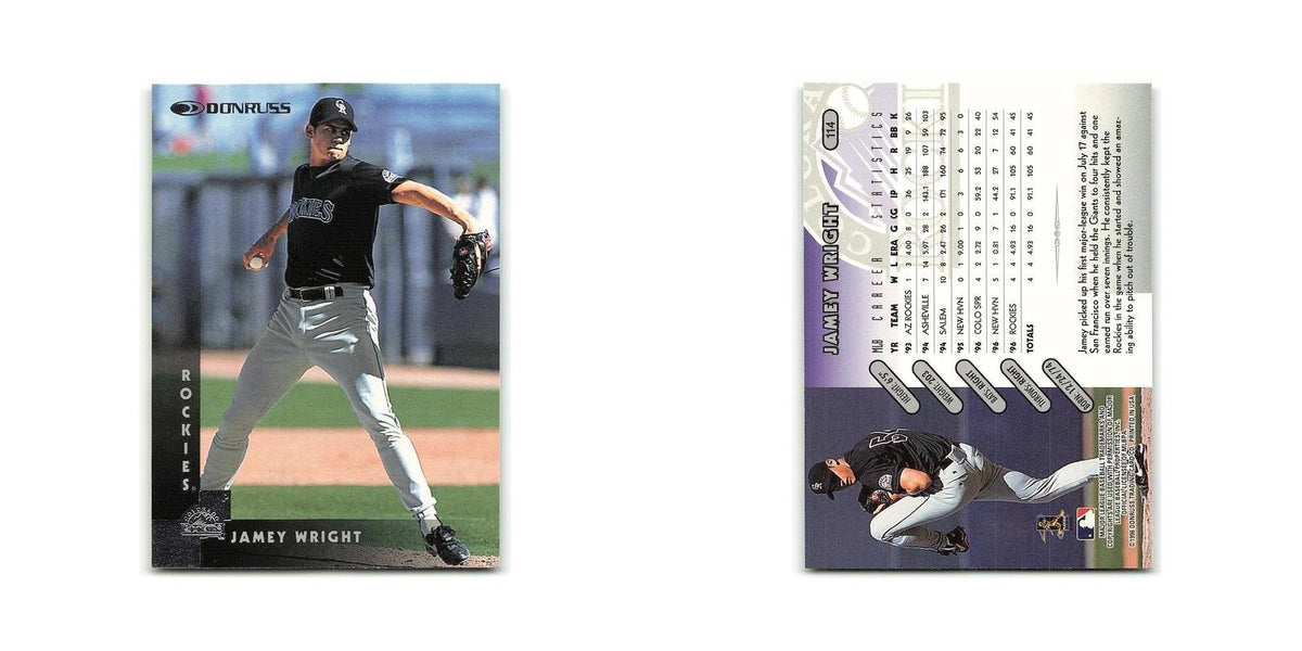 Jamey Wright 1997 Donruss #114 Colorado Rockies Baseball Card NM