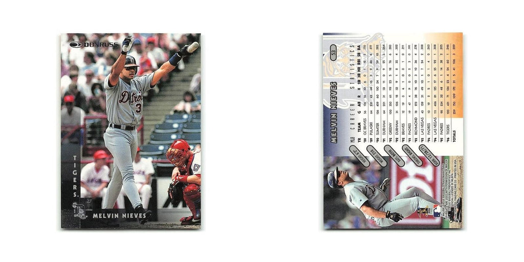 Melvin Nieves 1997 Donruss #53 Detroit Tigers Baseball Card NM
