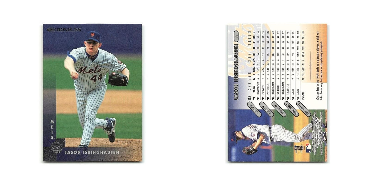Jason Isringhausen 1997 Donruss #33 New York Mets Baseball Card NM