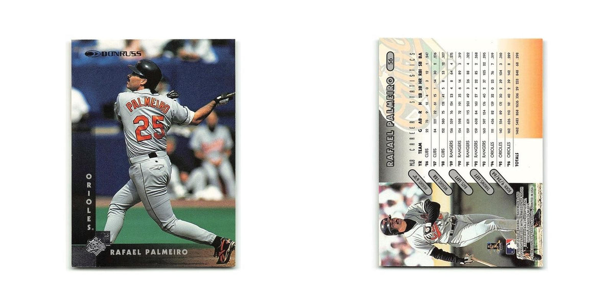 Rafael Palmeiro 1997 Donruss #56 Baltimore Orioles Baseball Card NM