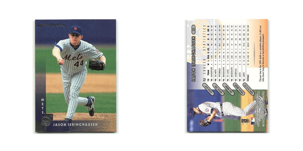 Jason Isringhausen 1997 Donruss #33 New York Mets Baseball Card NM