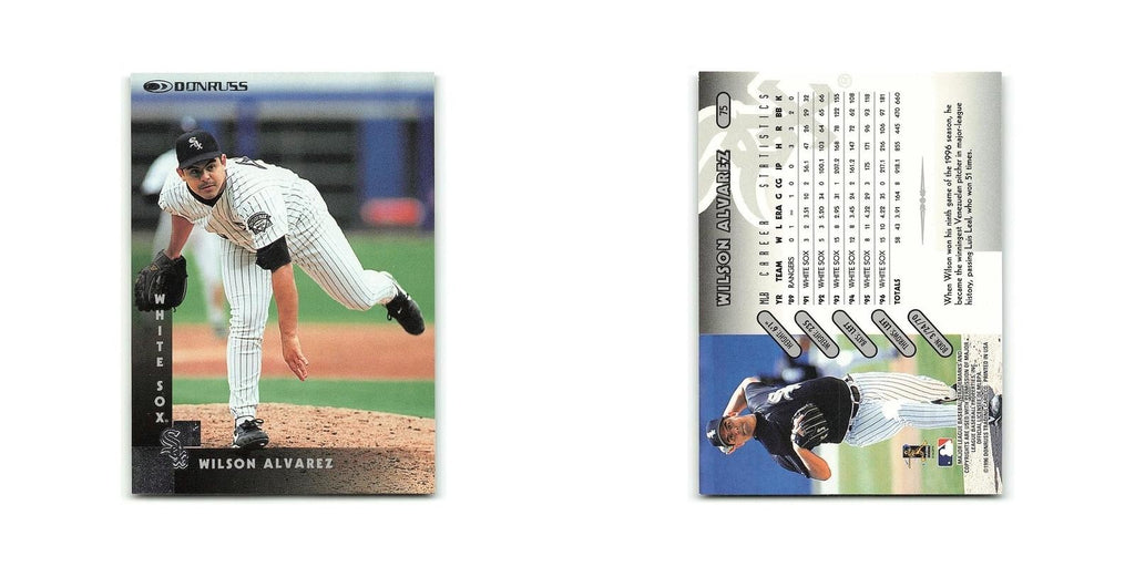 Wilson Alvarez 1997 Donruss #75 Chicago White Sox Baseball Card NM