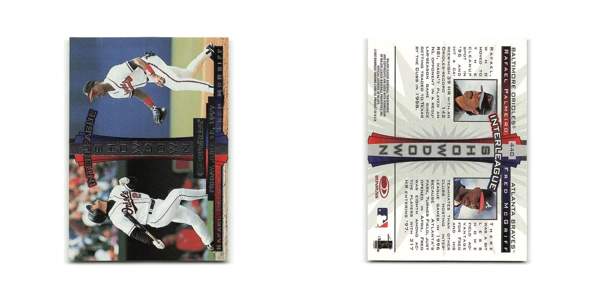 Rafael Palmeiro Fred McGriff 1997 Donruss #440 NM