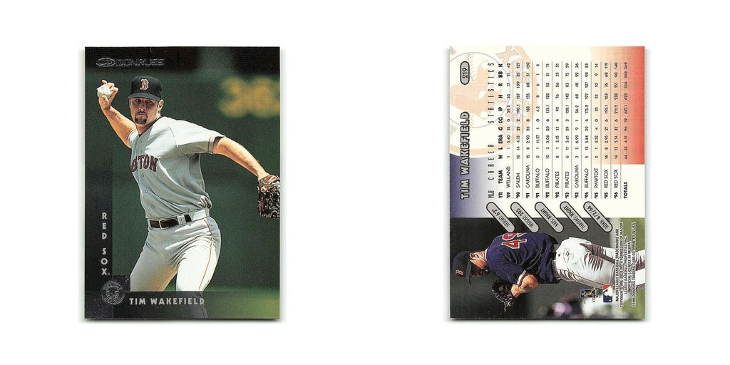 Tim Wakefield 1997 Donruss #219 Boston Red Sox Baseball Card NM