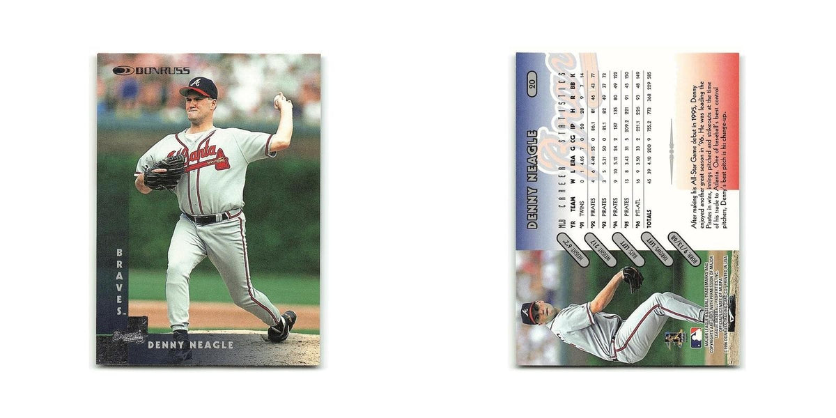 Denny Neagle 1997 Donruss #20 Atlanta Braves Baseball Card NM