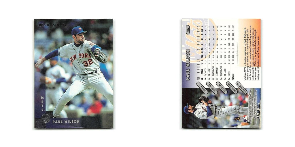 Paul Wilson 1997 Donruss #182 New York Mets Baseball Card NM