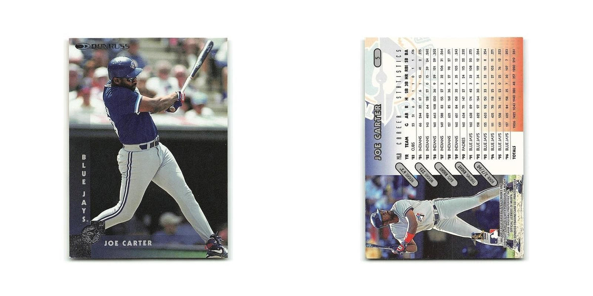 Joe Carter 1997 Donruss #5 Toronto Blue Jays Baseball Card NM