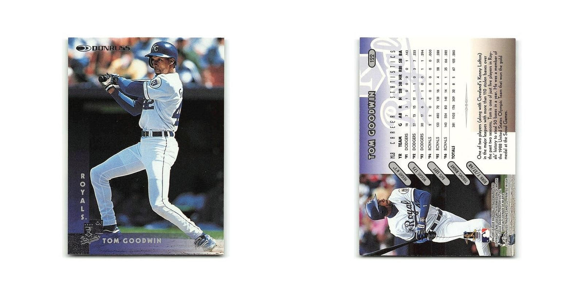 Tom Goodwin 1997 Donruss #122 Kansas City Royals Baseball Card NM
