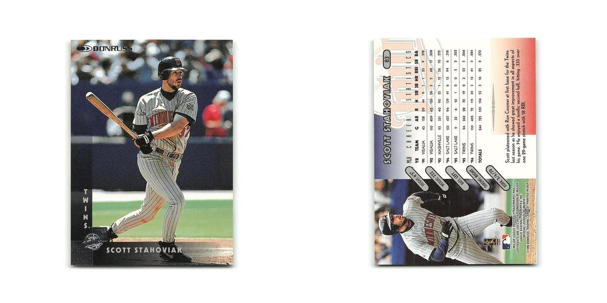 Scott Stahoviak 1997 Donruss #83 Minnesota Twins Baseball Card NM