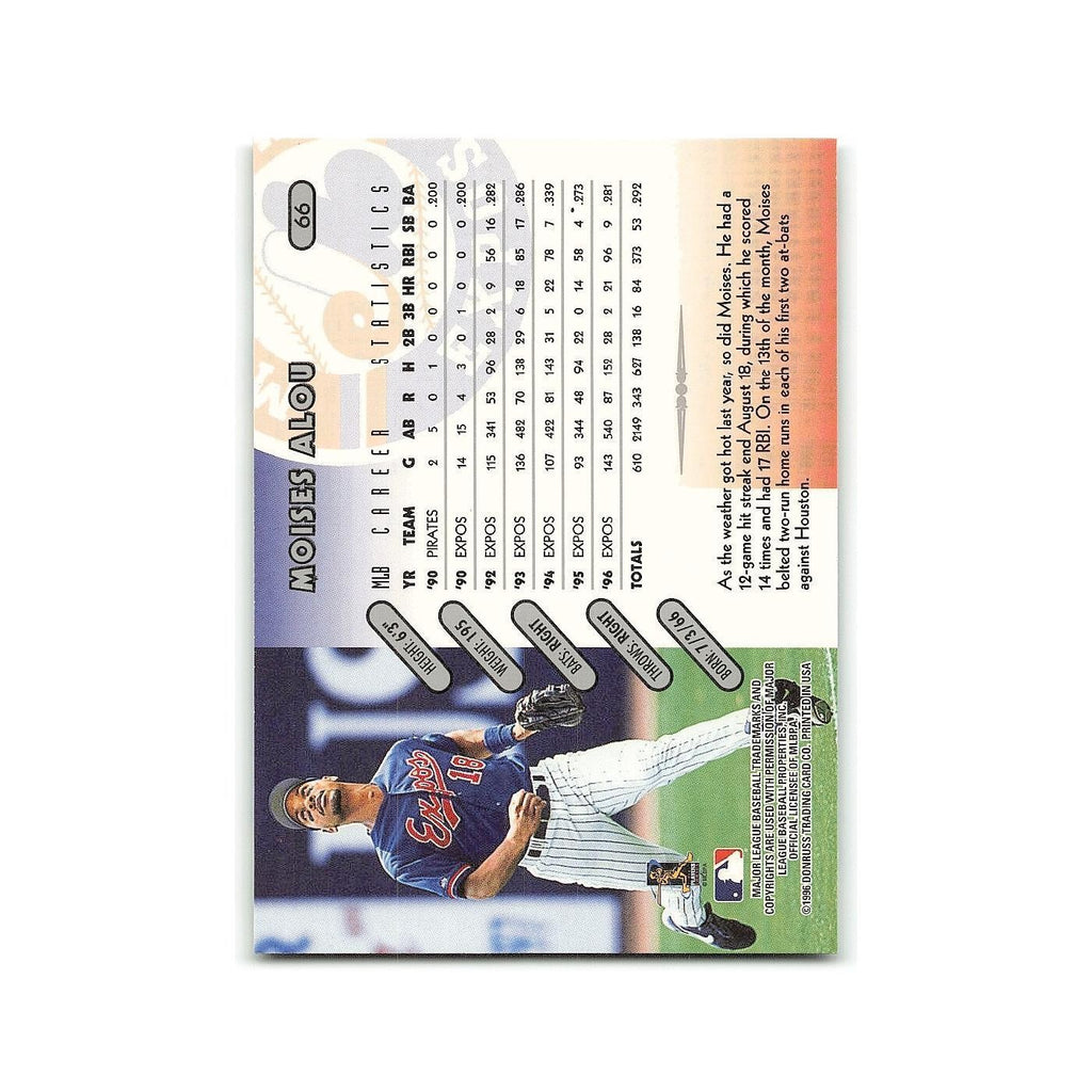 Moises Alou 1997 Donruss #66 Montreal Expos Baseball Card NM