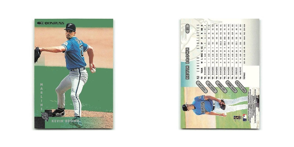 Kevin Brown 1997 Donruss #81 Florida Marlins Baseball Card NM