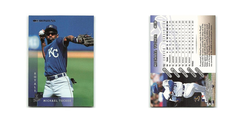 Michael Tucker 1997 Donruss #28 Kansas City Royals Baseball Card NM