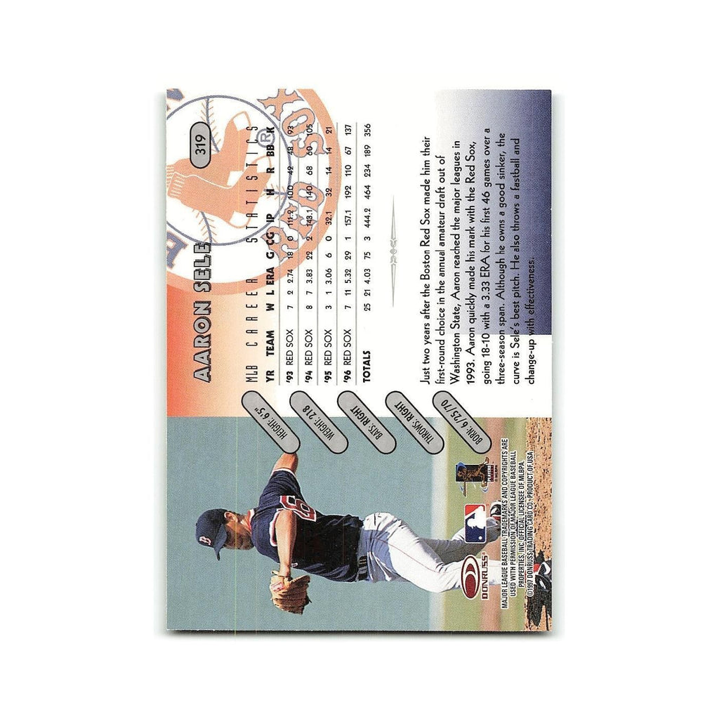 Aaron Sele 1997 Donruss #319 Boston Red Sox Baseball Card NM