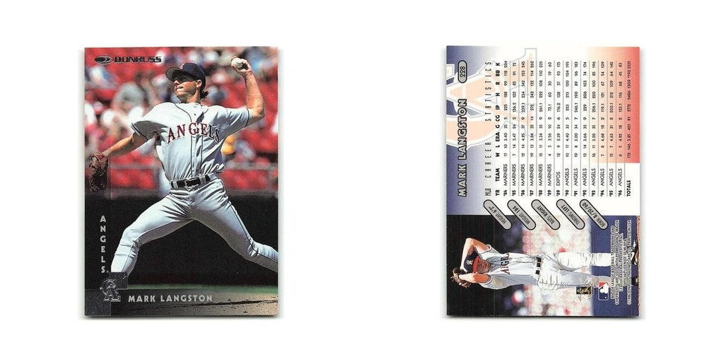 Mark Langston 1997 Donruss #228 California Angels Baseball Card NM