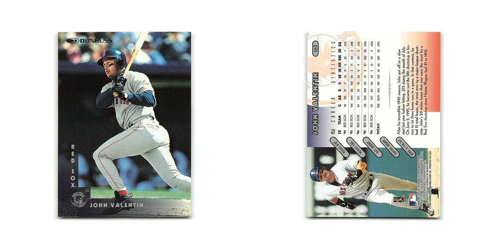 John Valentin 1997 Donruss #163 Boston Red Sox Baseball Card NM
