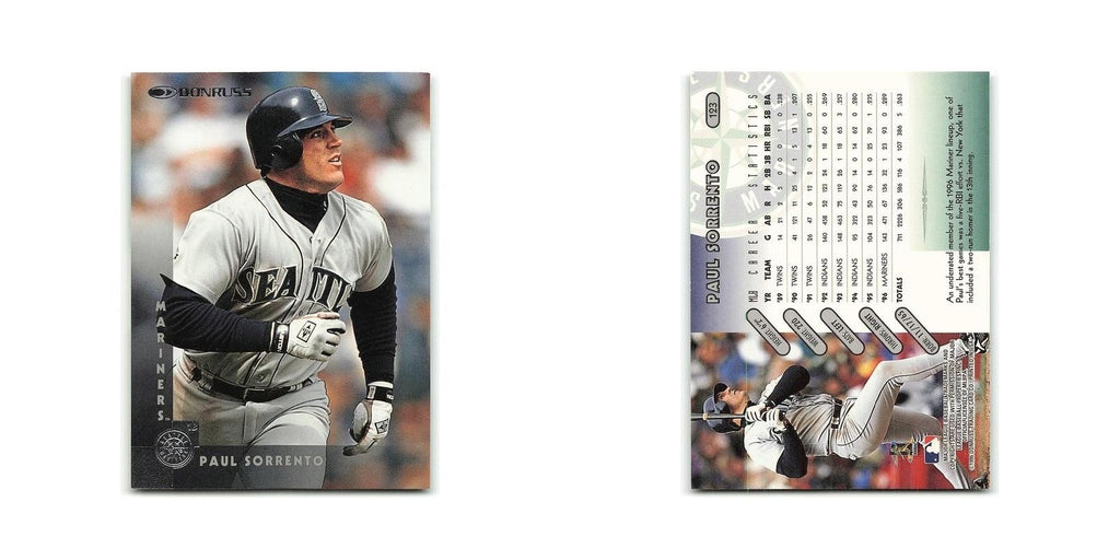 Paul Sorrento 1997 Donruss #123 Seattle Mariners Baseball Card NM