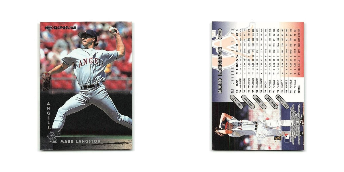 Mark Langston 1997 Donruss #228 California Angels Baseball Card NM