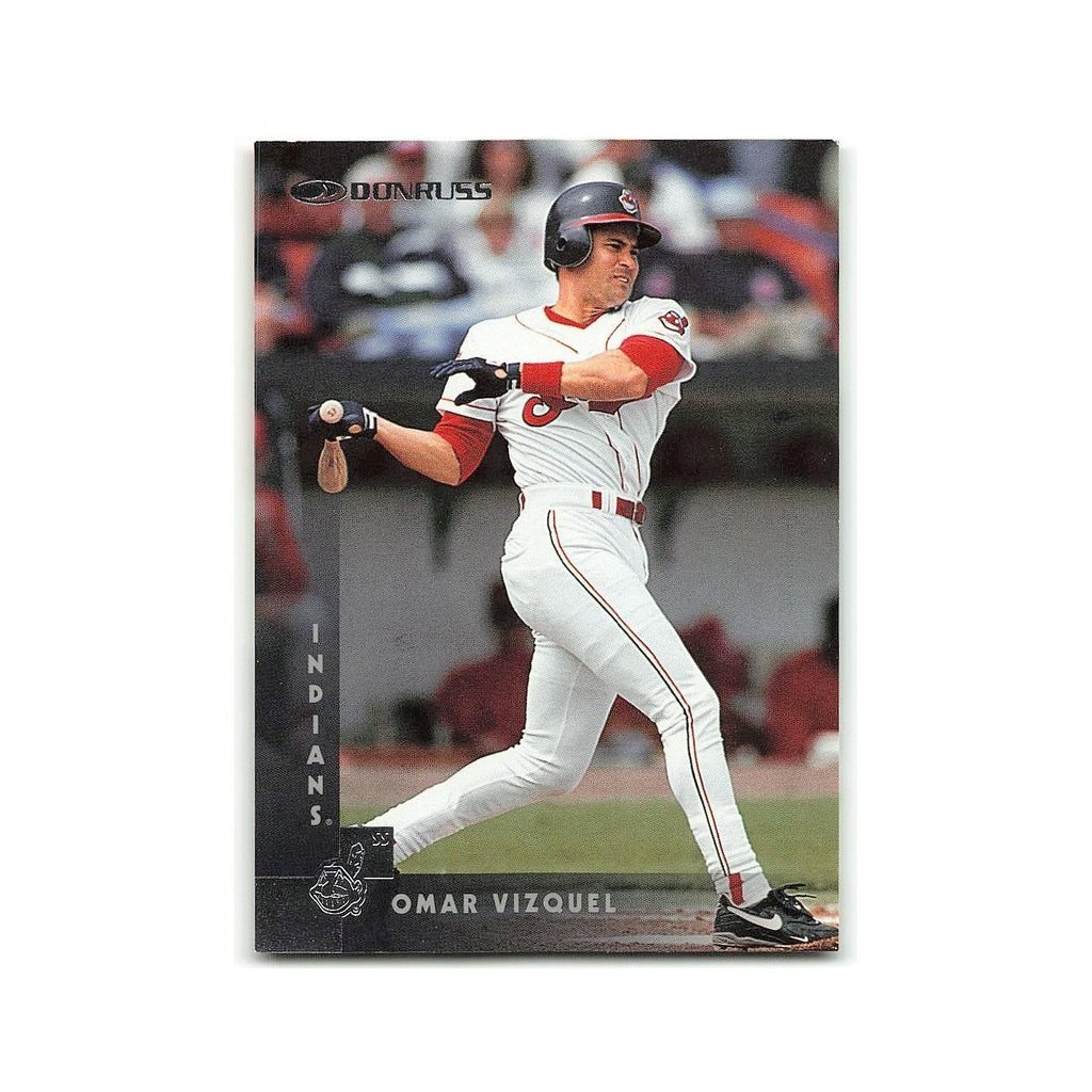 Omar Vizquel 1997 Donruss #196 Cleveland Indians Baseball Card NM