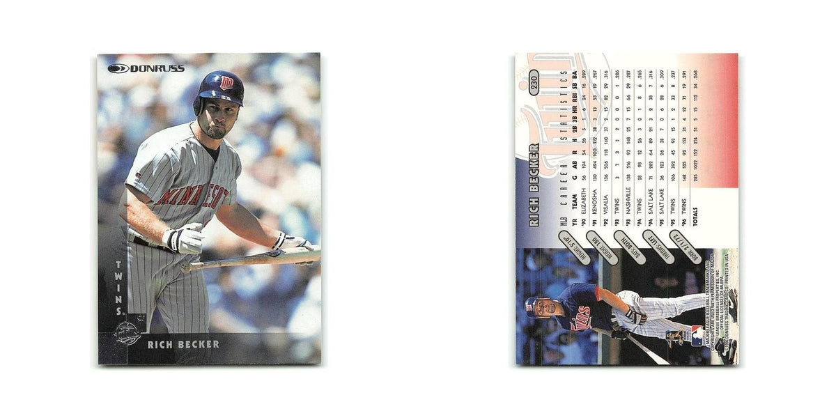 Rich Becker 1997 Donruss #230 Minnesota Twins Baseball Card NM