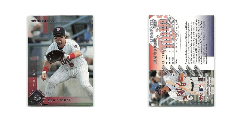 Ron Coomer 1997 Donruss #283 Minnesota Twins Baseball Card NM