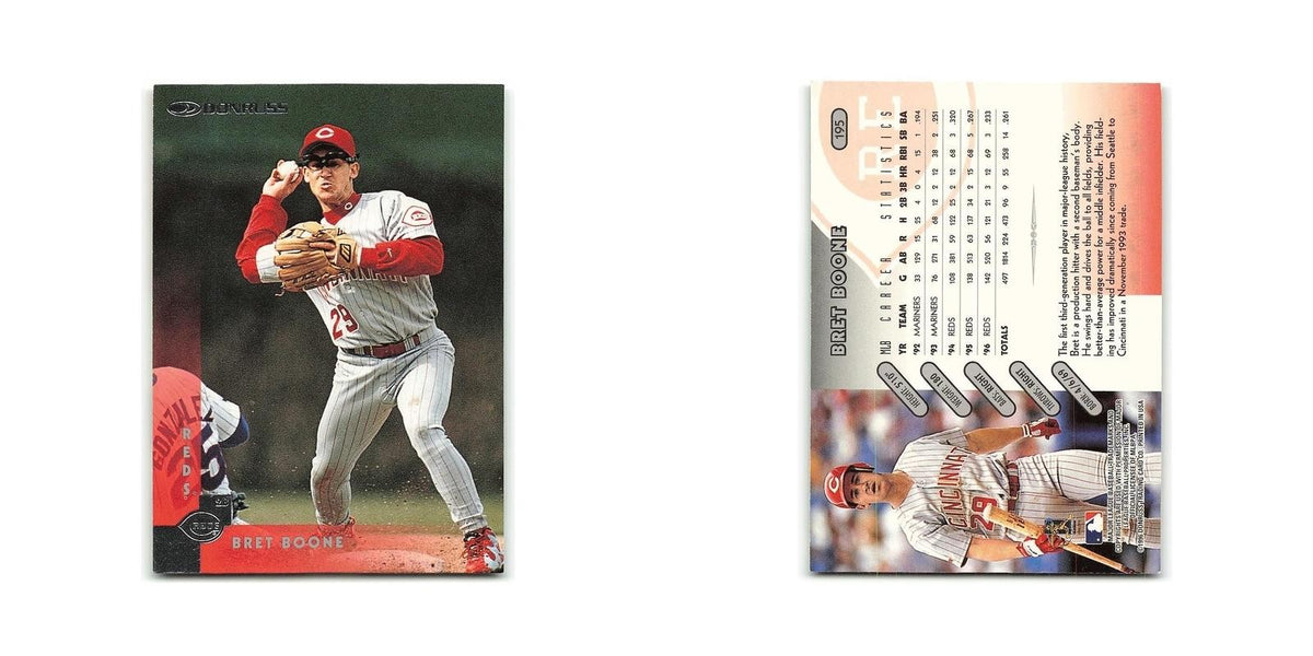 Bret Boone 1997 Donruss #195 Cincinnati Reds Baseball Card NM