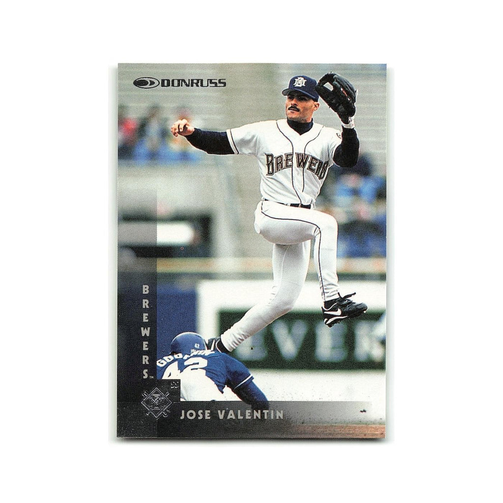 Jose Valentin 1997 Donruss #240 Milwaukee Brewers Baseball Card NM