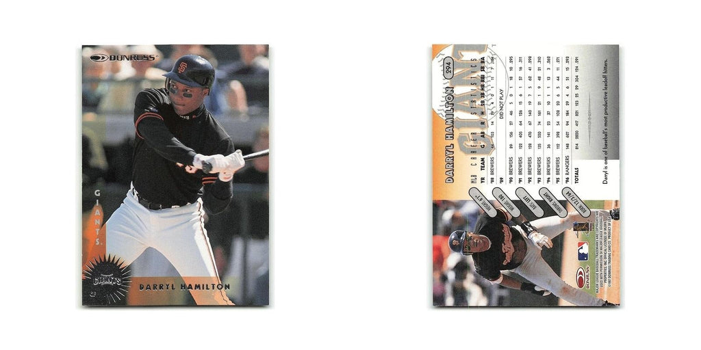 Darryl Hamilton 1997 Donruss #294 San Francisco Giants Baseball Card NM