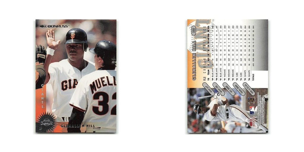 Glenallen Hill 1997 Donruss #332 San Francisco Giants Baseball Card NM