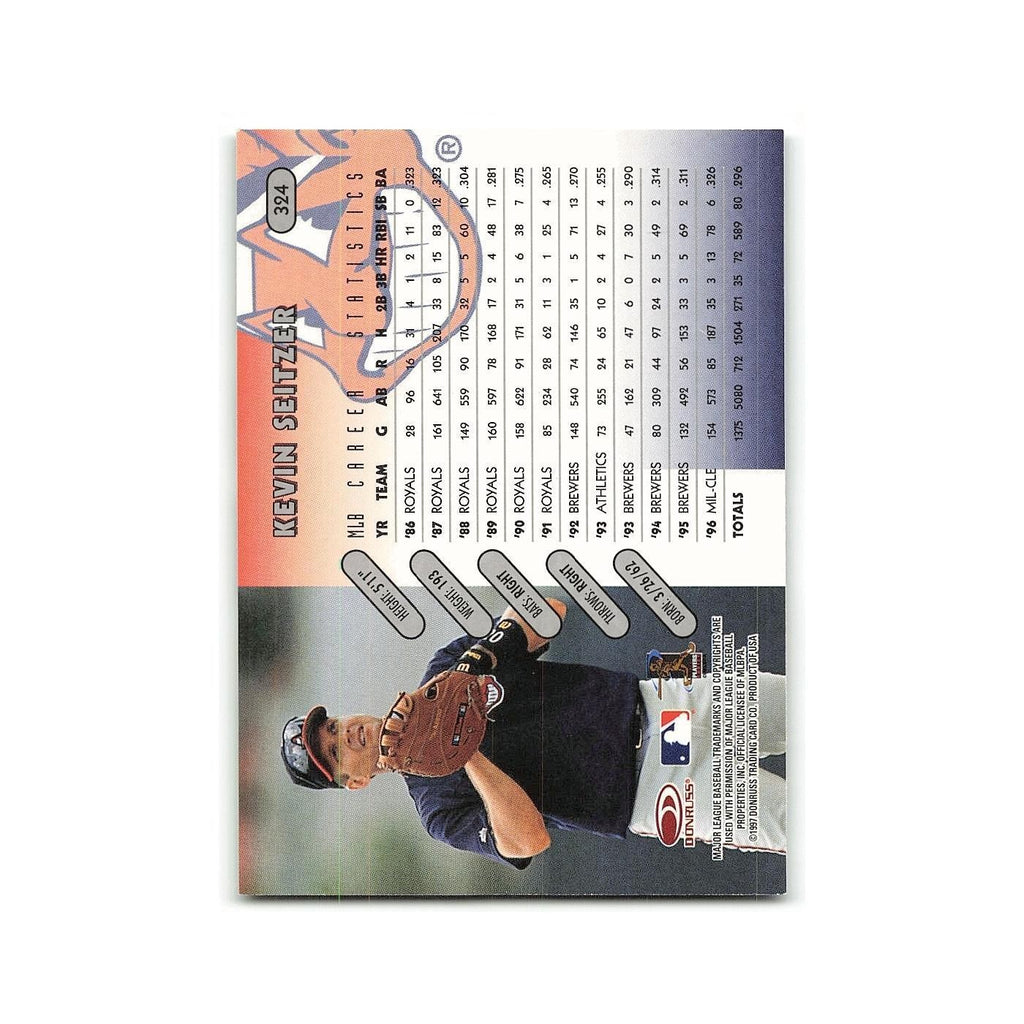 Kevin Seitzer 1997 Donruss #324 Cleveland Indians Baseball Card NM