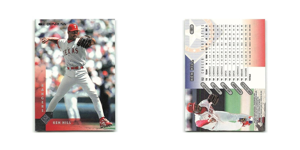 Ken Hill 1997 Donruss #181 Texas Rangers Baseball Card NM
