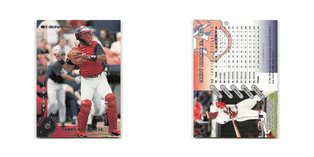 Sandy Alomar Jr. 1997 Donruss #314 Cleveland Indians Baseball Card NM