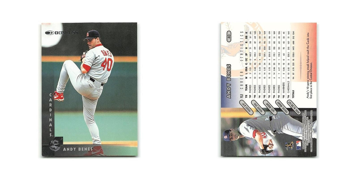 Andy Benes 1997 Donruss #40 St. Louis Cardinals Baseball Card NM