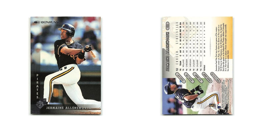 Jermaine Allensworth 1997 Donruss #155 Pittsburgh Pirates Baseball Card NM