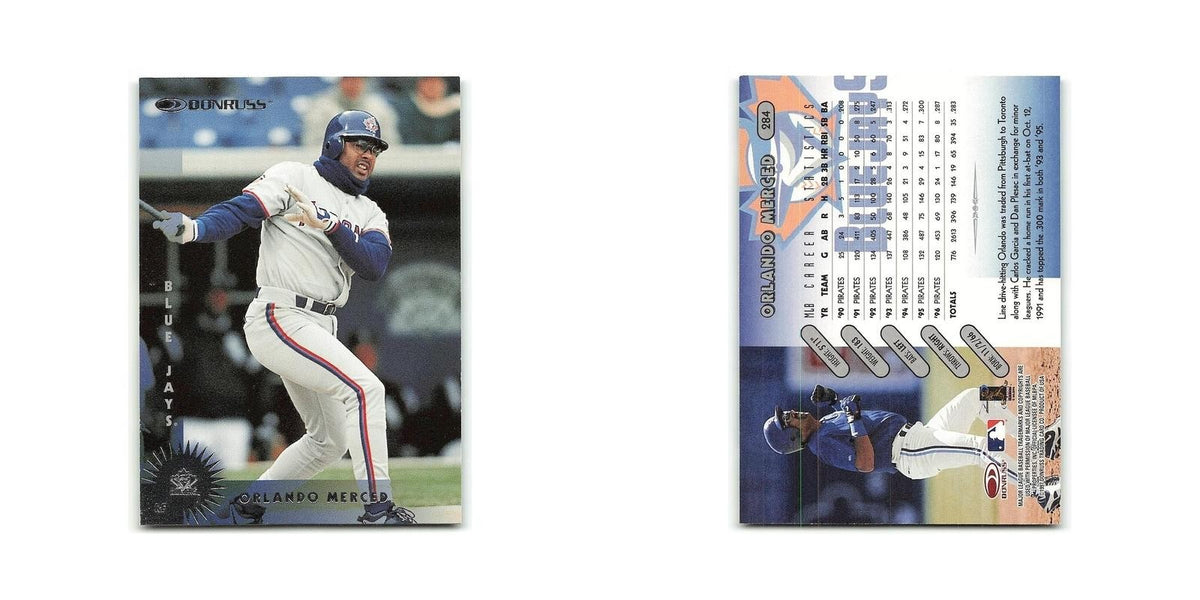 Orlando Merced 1997 Donruss #284 Toronto Blue Jays Baseball Card NM